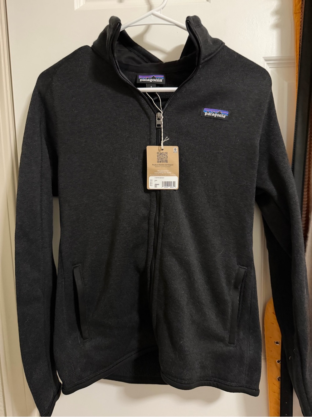 Patagonia woman Black Full-Zip Sweater Jacket